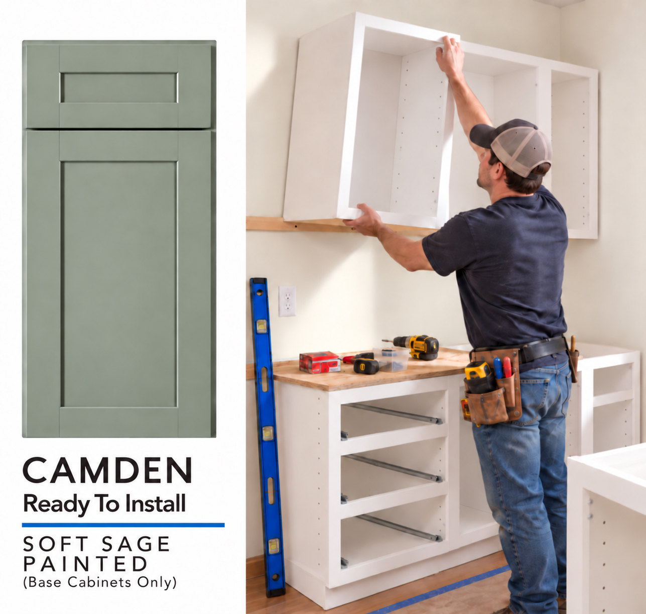 CAMDEN - Soft Sage - Ready To Install (Assembled)